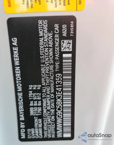 2019 Mini Cooper S from USA, damaged, VIN WMWWG9C58K3E41359